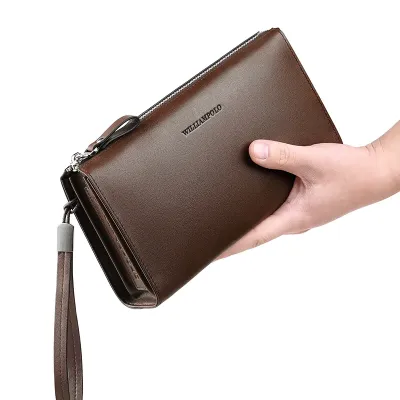 Executive Brown Clutch Bag